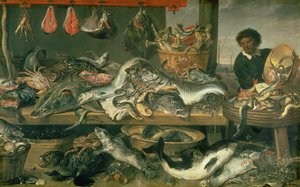 Le marché aux poissons - Frans Snyders or Snijders